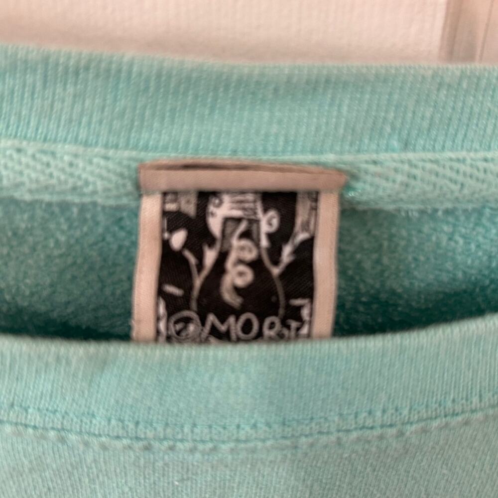 A home for flowers by artist OMOCAT sweatshirt mint garden - Picture 6 of 9